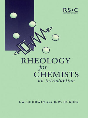 cover image of Rheology for Chemists